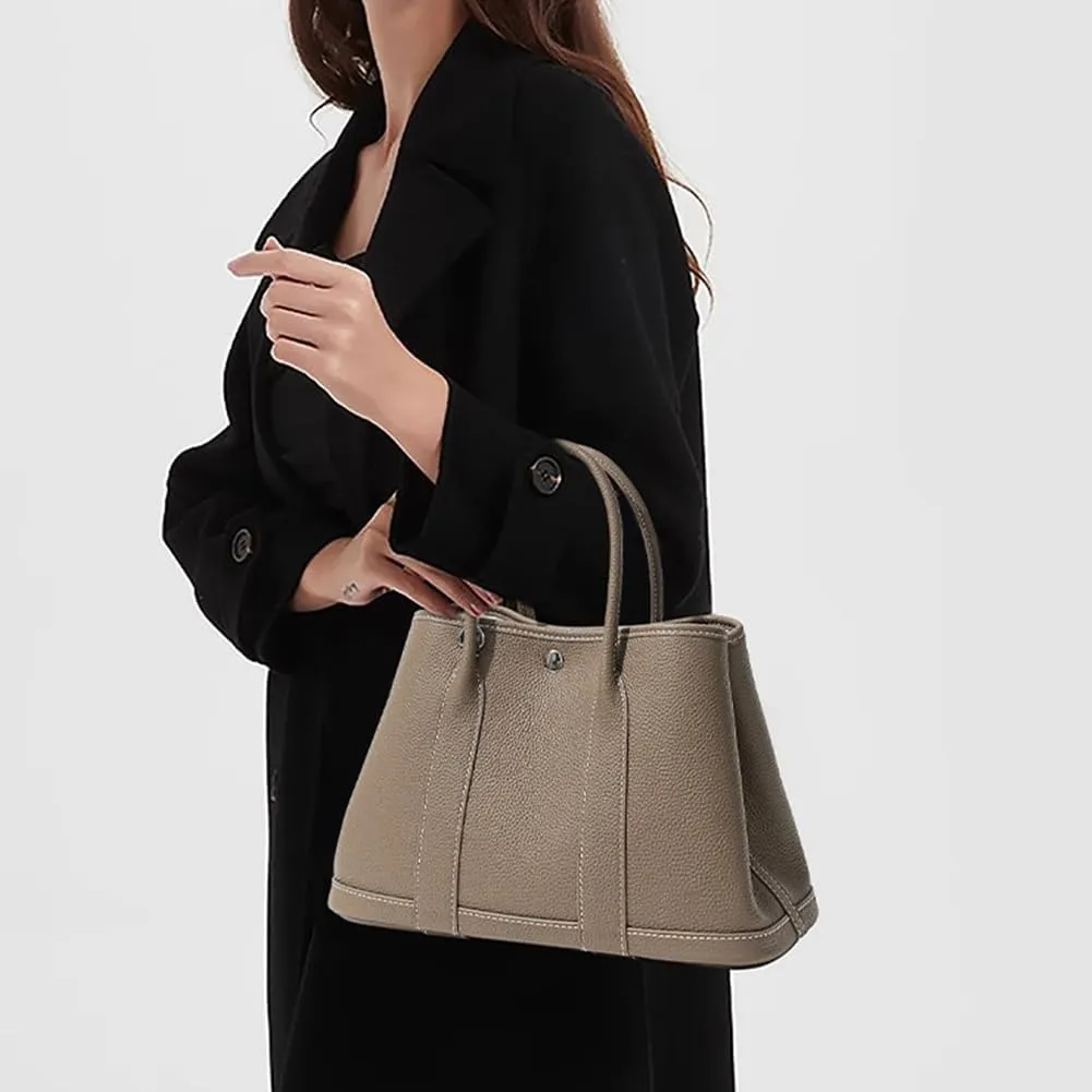 Portable Cowhide tote for women,Women's Bag Garden,Genuine Leather Tote Bag Leather Crossbody Bag