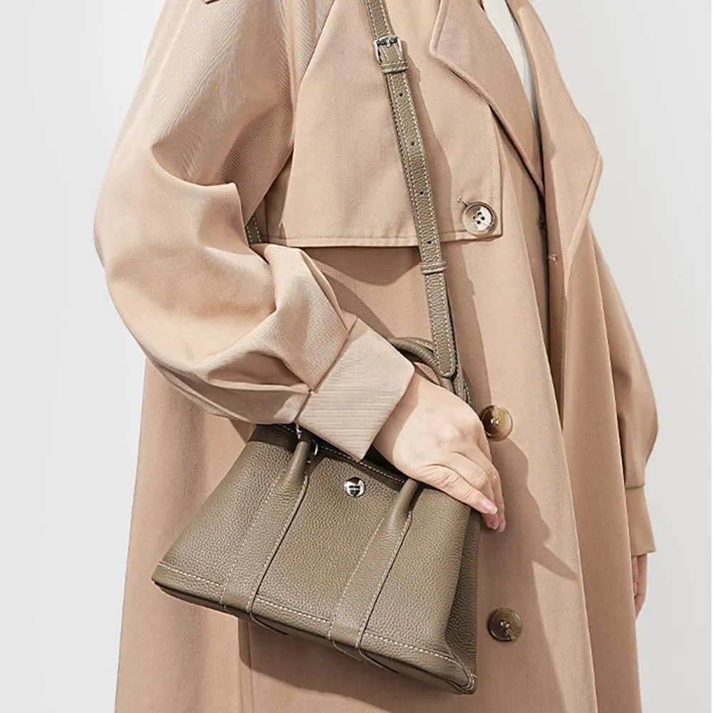Portable Cowhide tote for women,Women's Bag Garden,Genuine Leather Tote Bag Leather Crossbody Bag