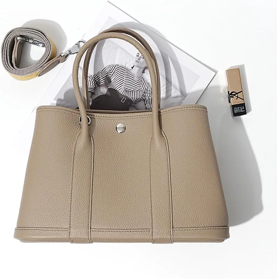 Portable Cowhide tote for women,Women's Bag Garden,Genuine Leather Tote Bag Leather Crossbody Bag