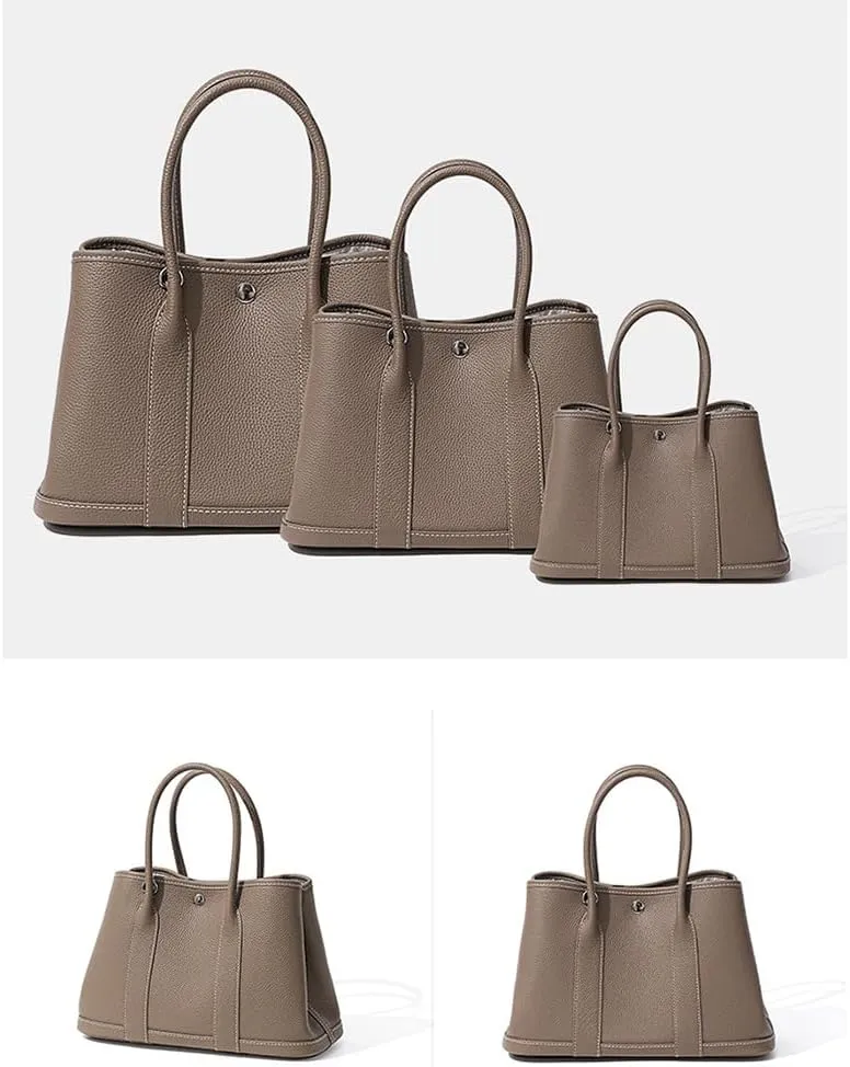Portable Cowhide tote for women,Women's Bag Garden,Genuine Leather Tote Bag Leather Crossbody Bag