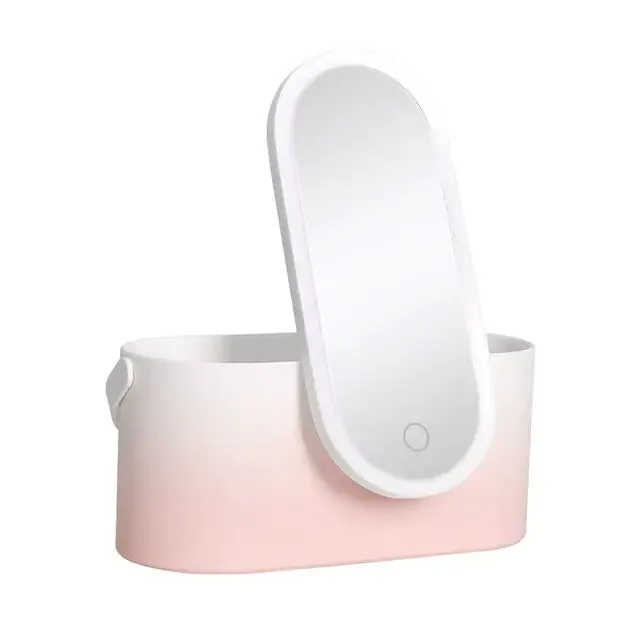 Portable USB Makeup Mirror Organizer