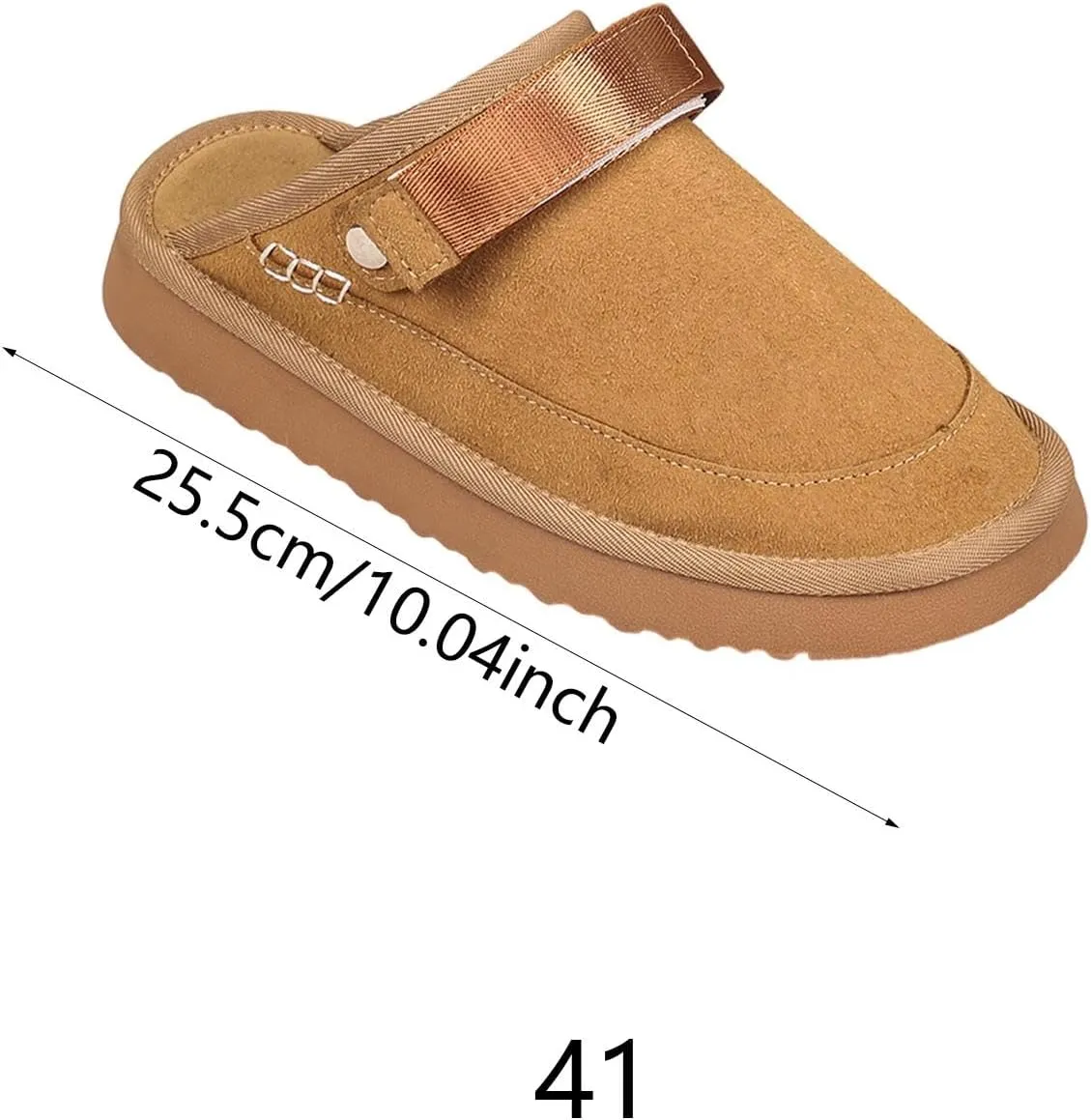 PU Leather Closed Toe Clogs with Back Strap for Home Use