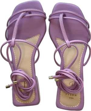 Pyson Faux Leather Fashionable, Comfortable & Durable Perfectly Fit Flat Sandals Lace Up Footwear For Women and Girl