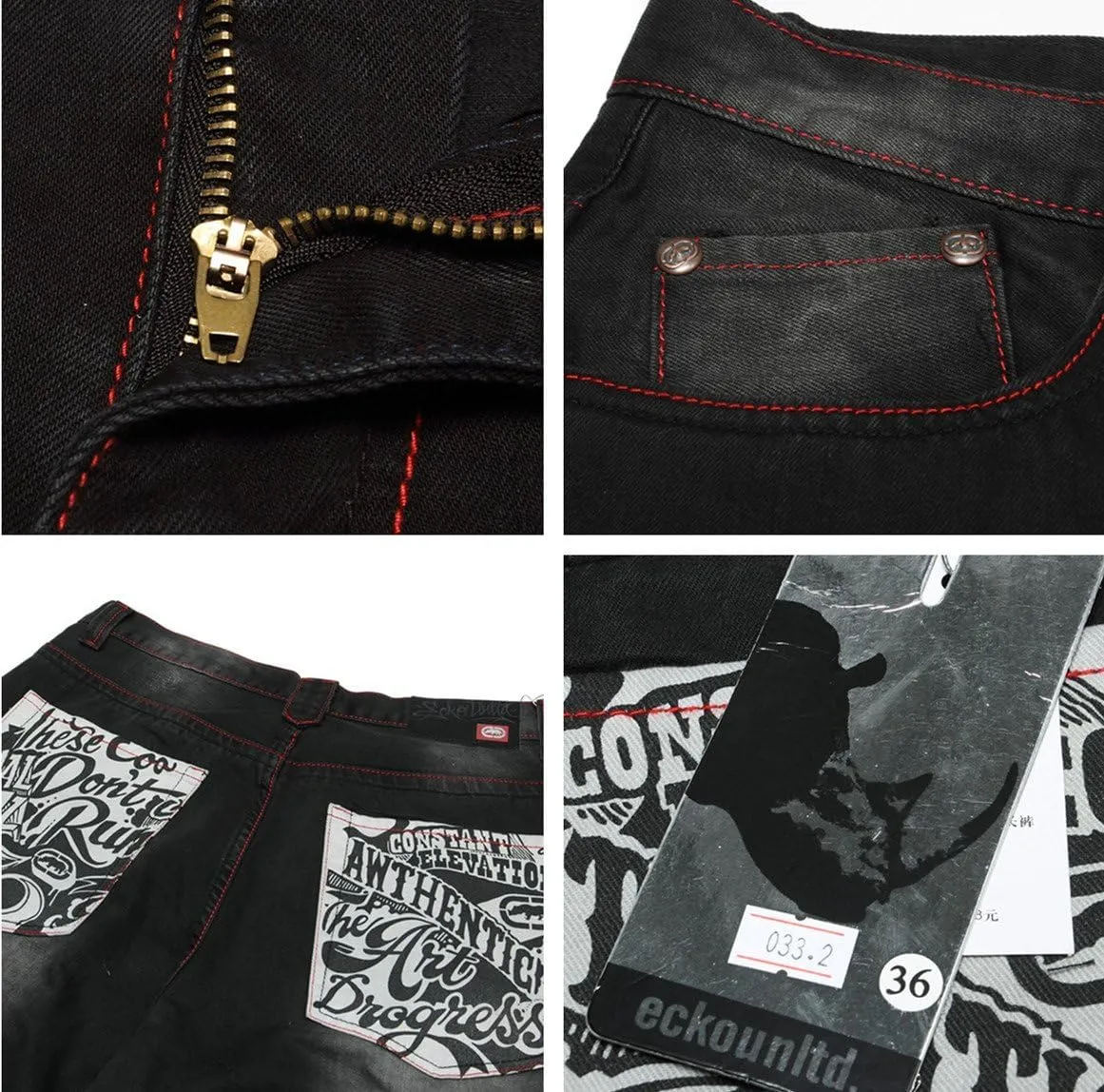 QBO Men's Fashion Hip Hop Jeans Baggy Denim Shorts