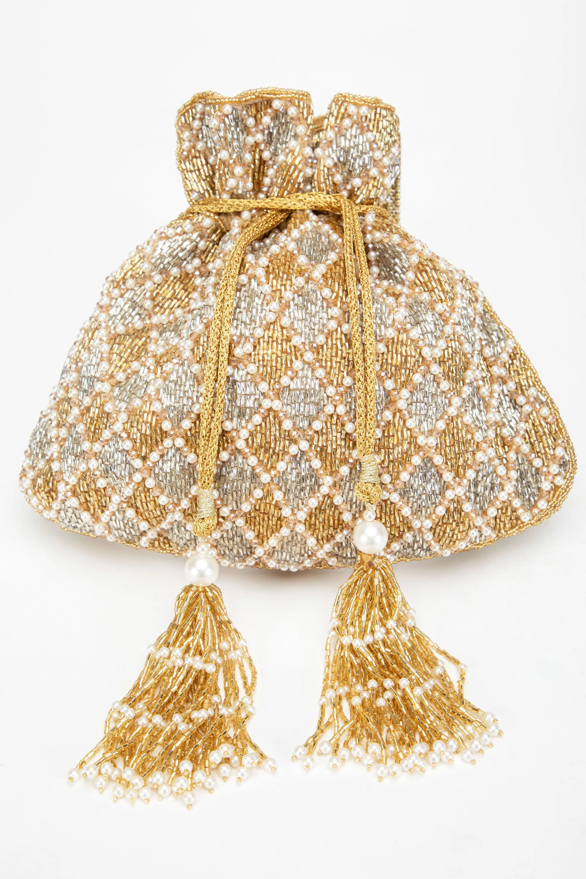 Rabia Potli – Gold & Silver