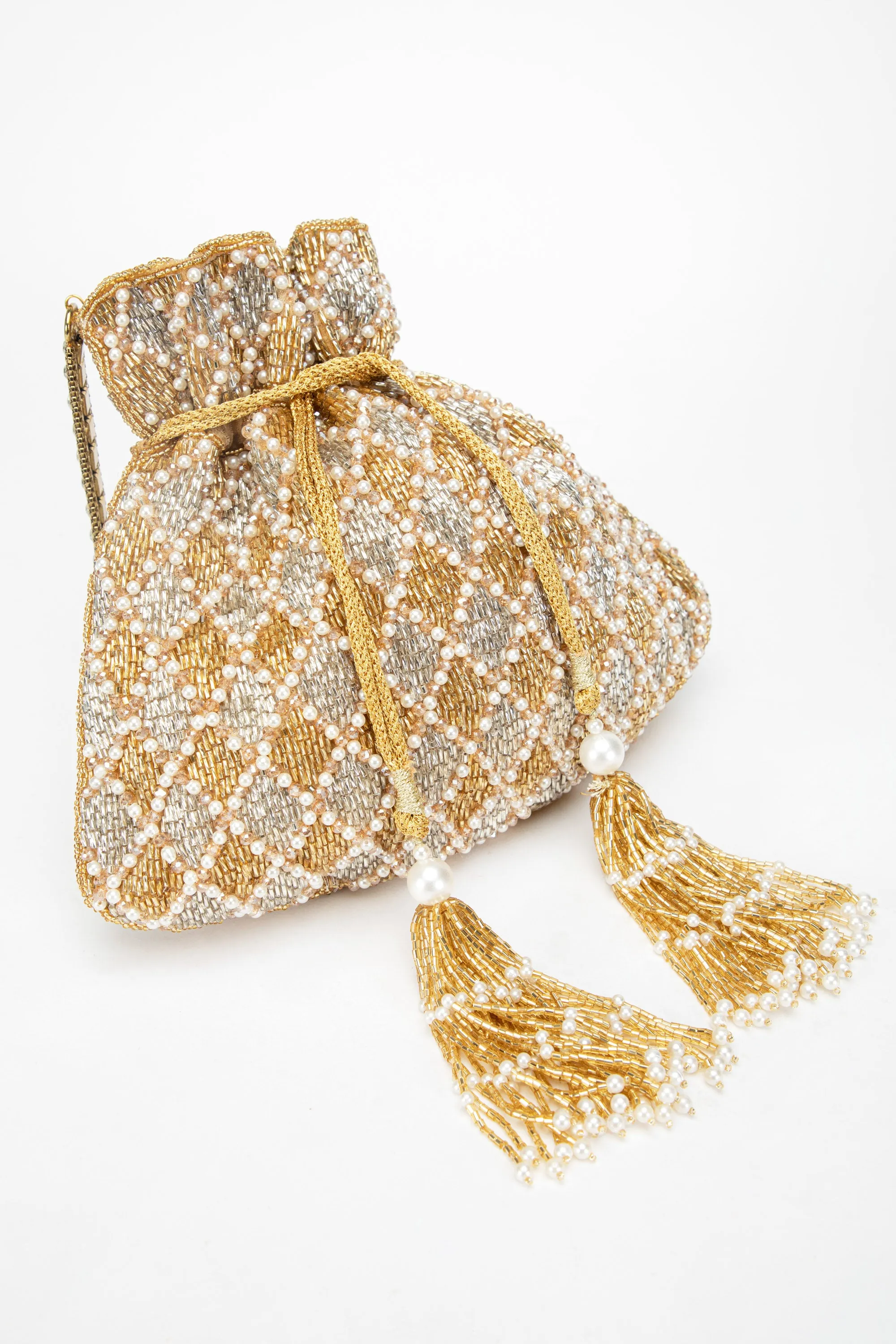 Rabia Potli – Gold & Silver