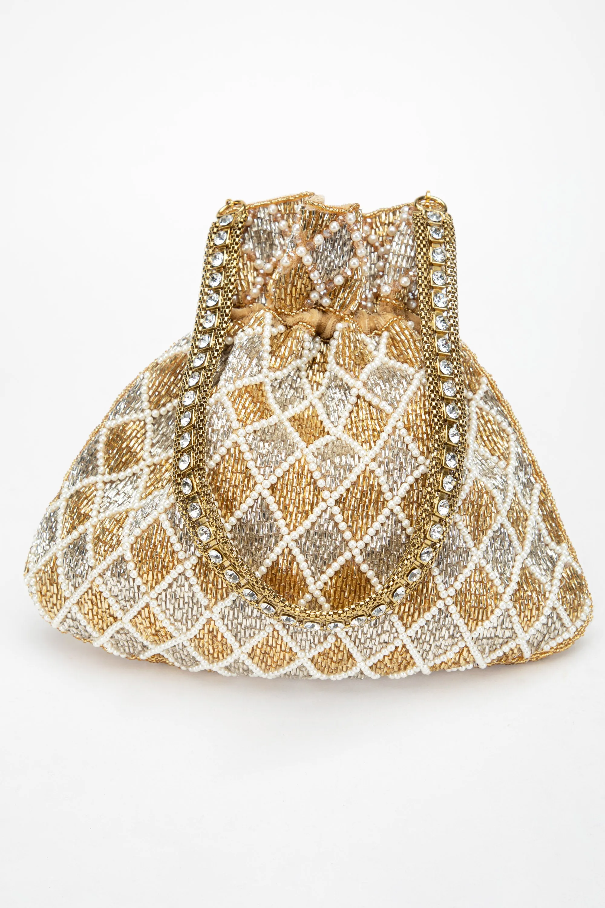 Rabia Potli – Gold & Silver