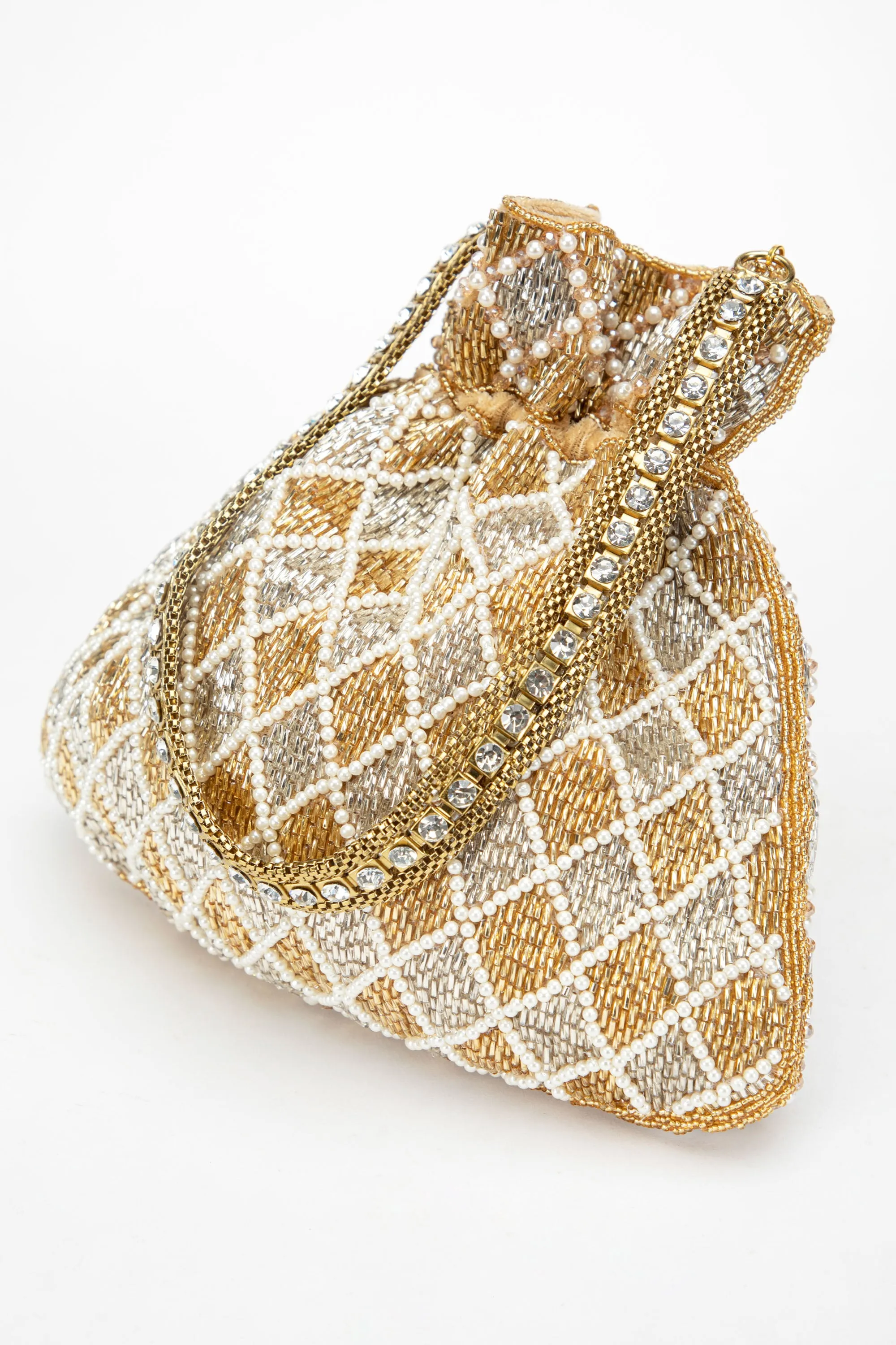 Rabia Potli – Gold & Silver
