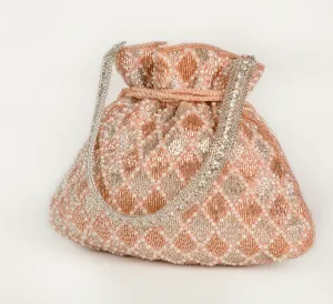 Rabia Potli – Rose Gold & Silver