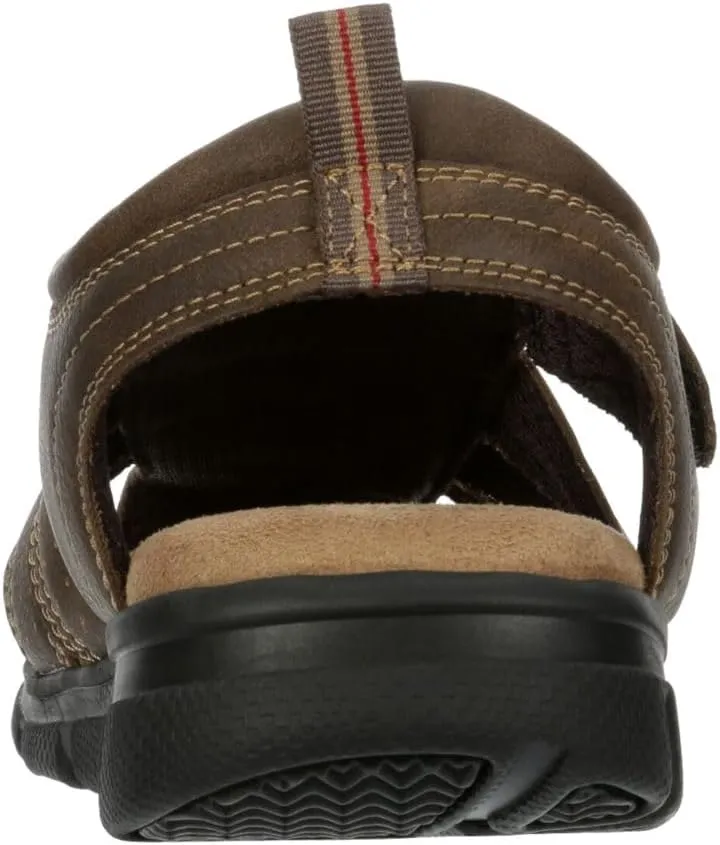 Restoration Ardent - Men's Faux Leather Casual Closed-Toe Fisherman Sandals