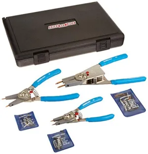 Retaining Ring Plier Set,15,90 Deg,3 pc