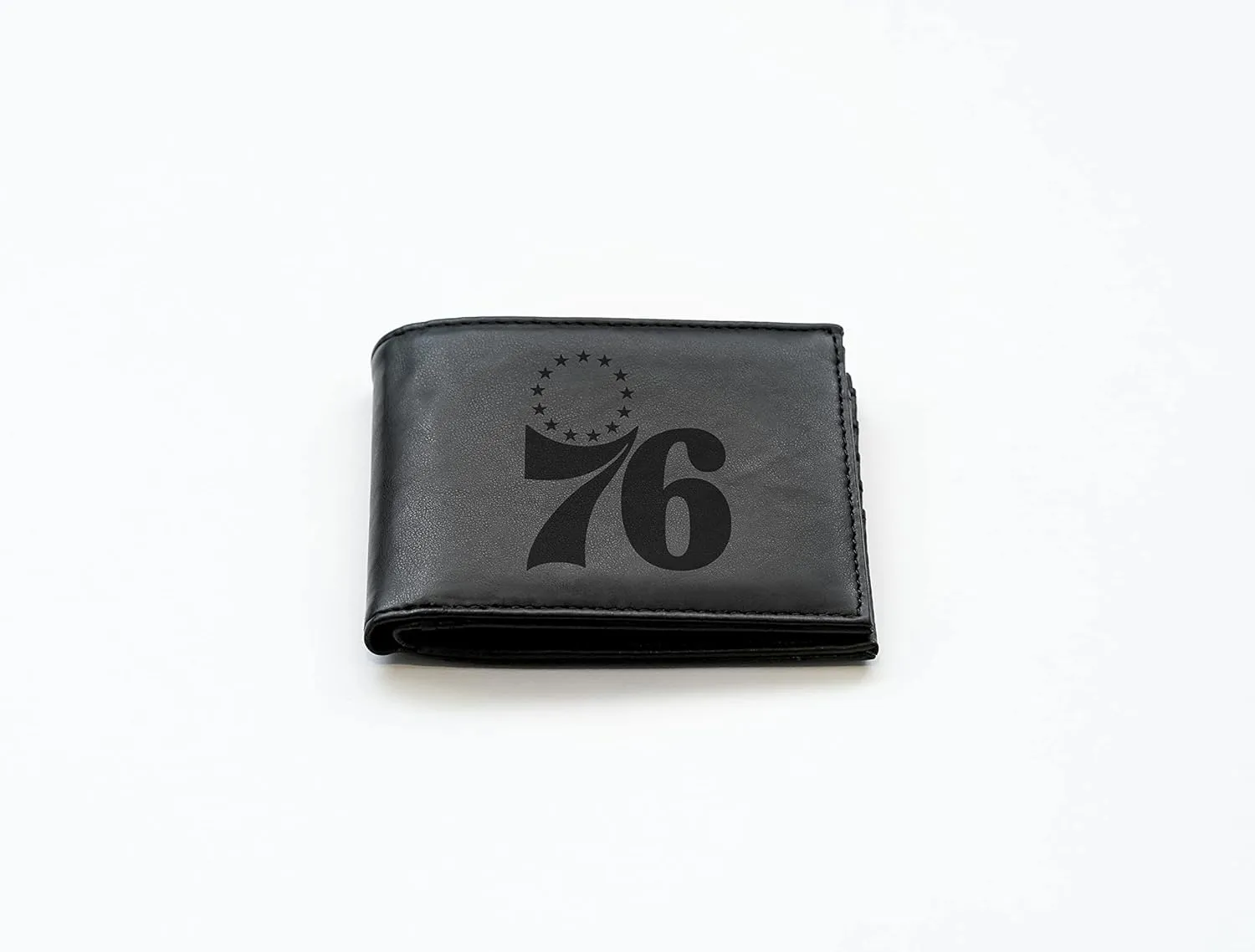 Rico Industries NBA Laser Engraved Billfold Wallet Laser Engraved Bill-fold Wallet - Slim Design - Great Gift