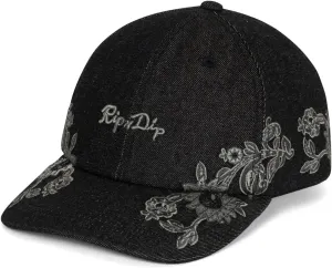 RIPNDIP Space Garden Dad Hat - Black Vintage Wash