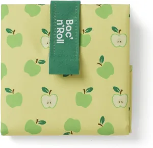 ROLL'EAT ® Boc'n'Roll Fruits | Reusable Sandwich Bag | Sandwich Container | Eco Friendly Food Bag | Reusable and Washable Sandwich Wrap | Apple Design