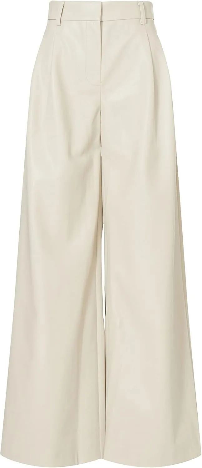 RTR Design Collective Wide Leg Faux Leather Pants