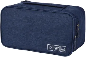 SACSTAR Travel Toiletry Bag for Women, Bra Organizer Underwear Storage Bag For Cosmetics, Toiletries, Hotel, Home, Bathroom, Airplane