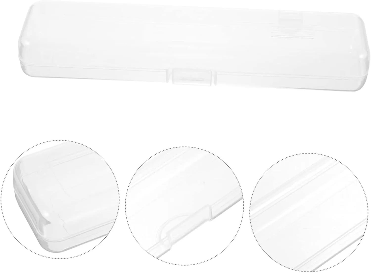 SAFIGLE 3pcs Box Toothbrush Holder for Travel Portable Toothbrush Case Toothpaste Case