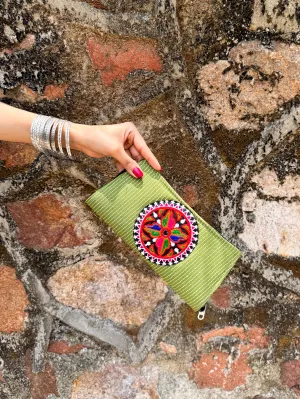 Saraswati Kutchi Wallet with Embroidered Patch