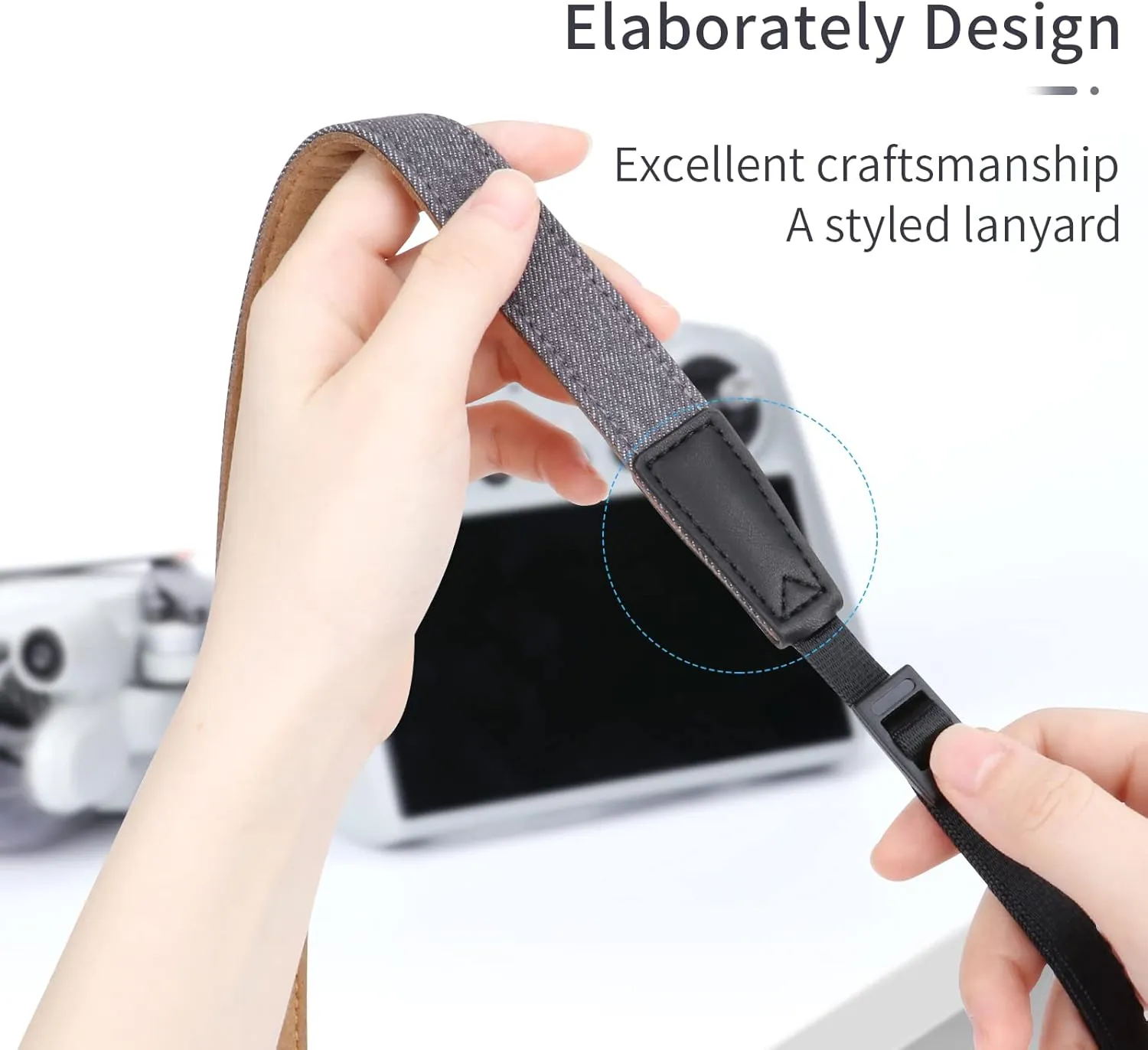 SEASKY Neck Lanyard Strap for DJI Mini4Pro/Mini3Pro/Air3/Mavic 3/Mavic2/Air3/Air2S Accessories Compatible DJI RC/RC2/RC Pro