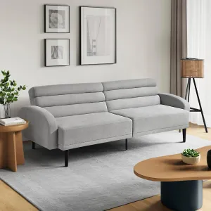 Serta Roswell Convertible Sofa Light Gray