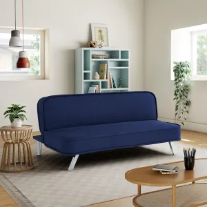 Serta Terrell Convertible Sofa, Navy