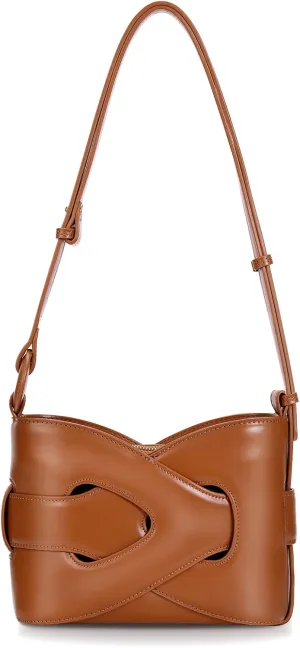Shoulder Bag Purse PU Crossbody Bucket Bags Small Trendy Designer Luxury Handbag Faux Leather Satchel for Women
