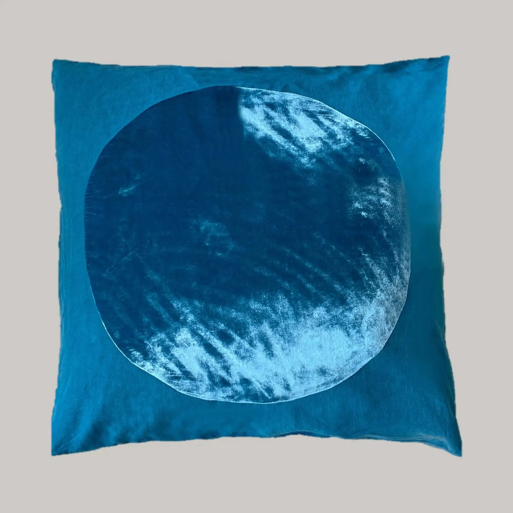 Silk Velvet Circle Pillow