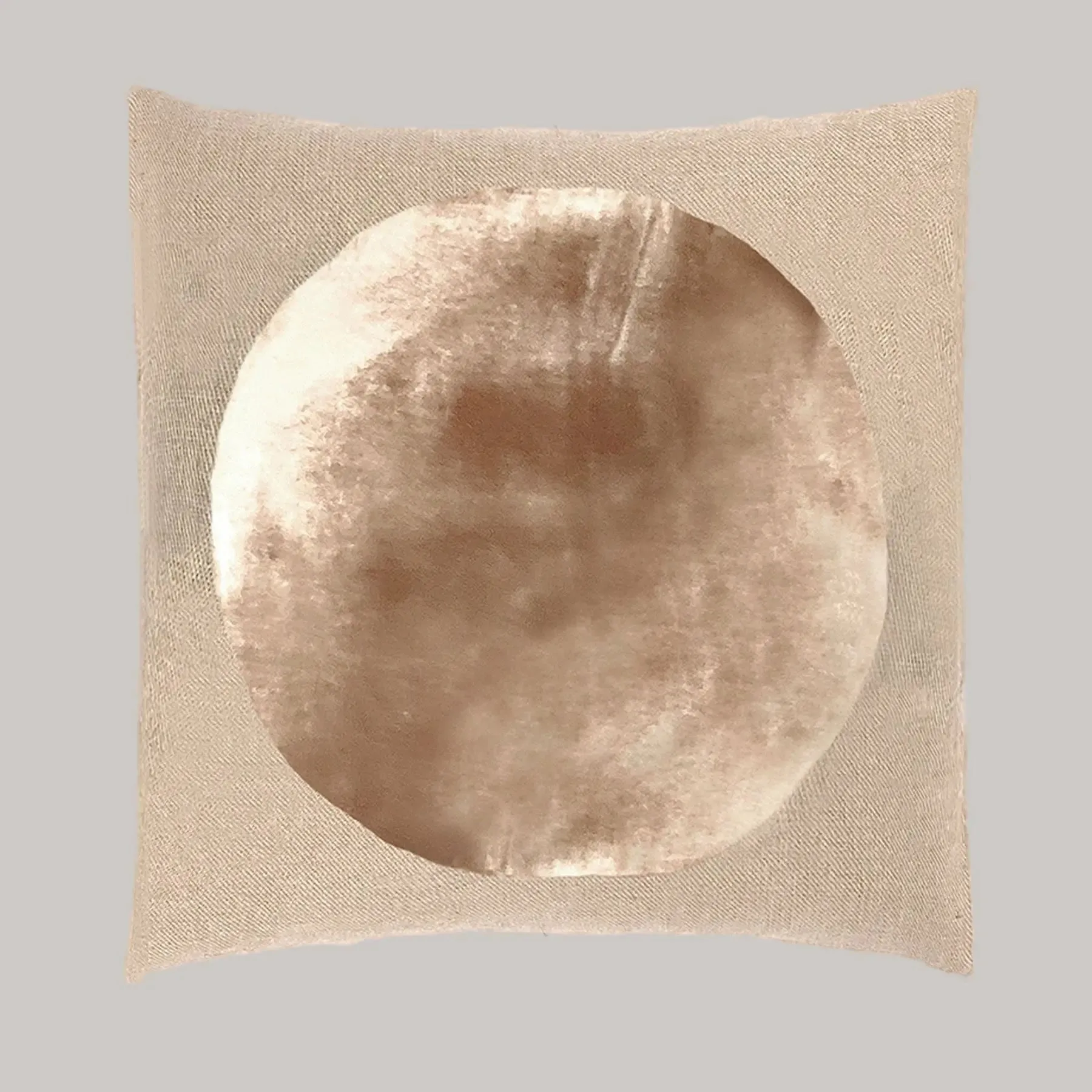 Silk Velvet Circle Pillow
