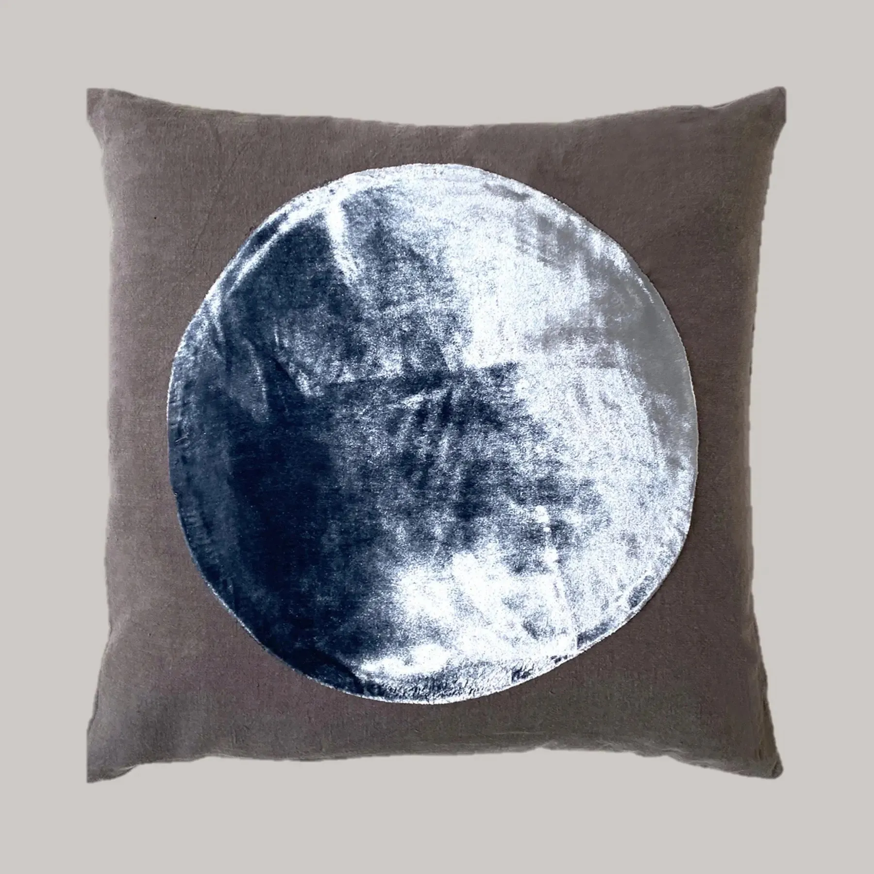 Silk Velvet Circle Pillow