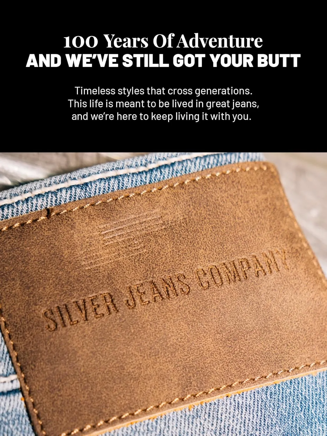 Silver Jeans Co. Men's Big Guy Baggy Jeans