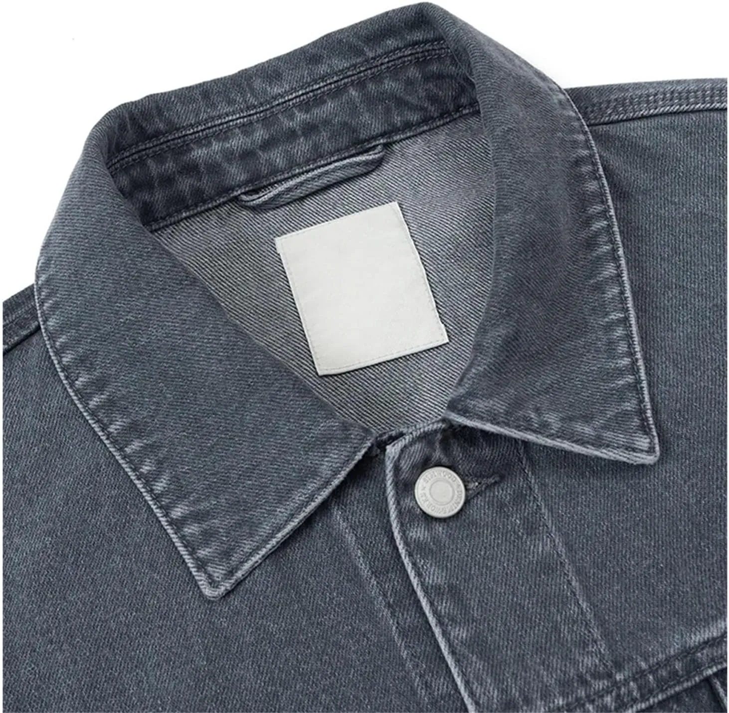 SIMWOOD 2024 Autumn New Oversize Denim Jackets Men 12oz Washed Classical Denim Coats