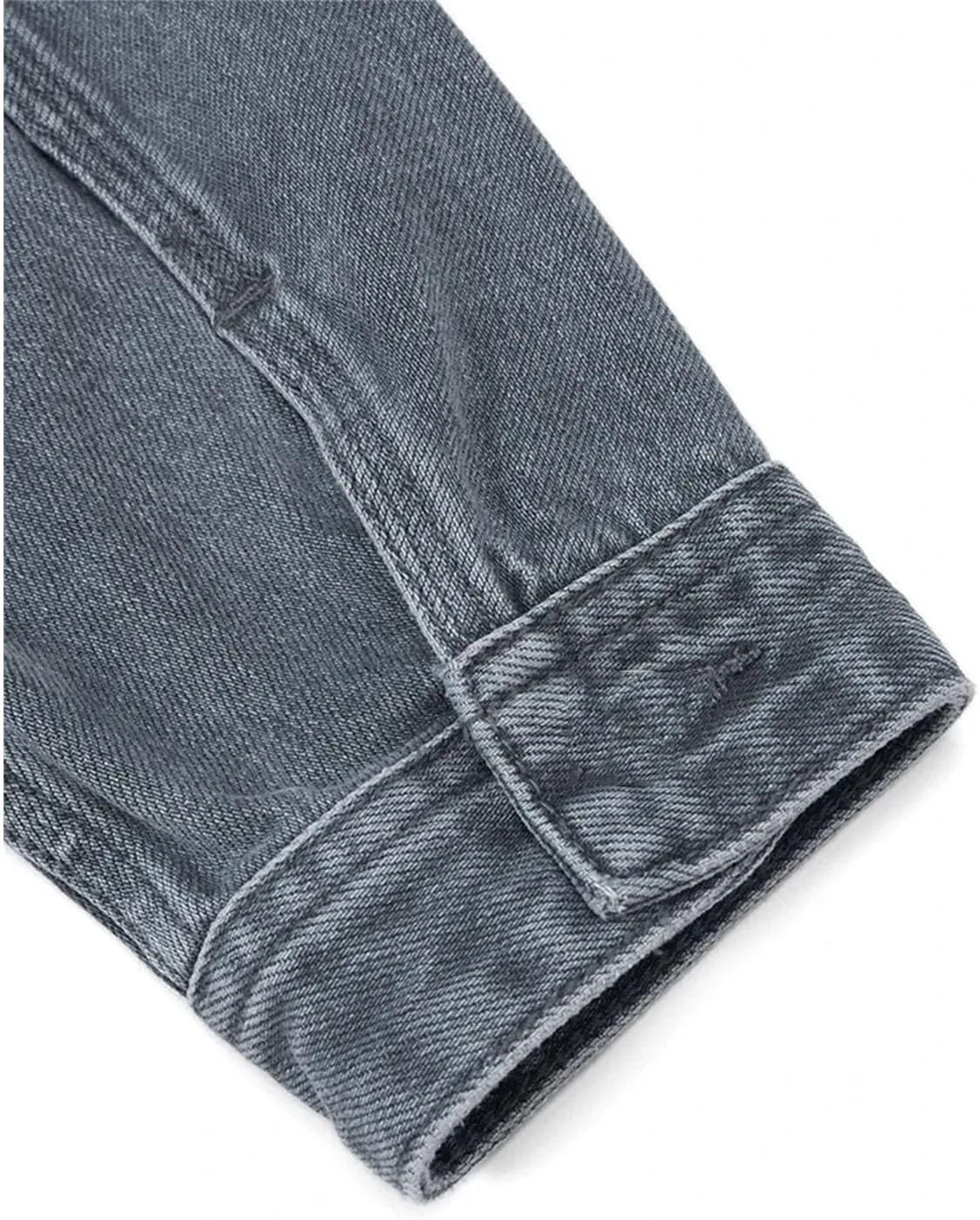 SIMWOOD 2024 Autumn New Oversize Denim Jackets Men 12oz Washed Classical Denim Coats