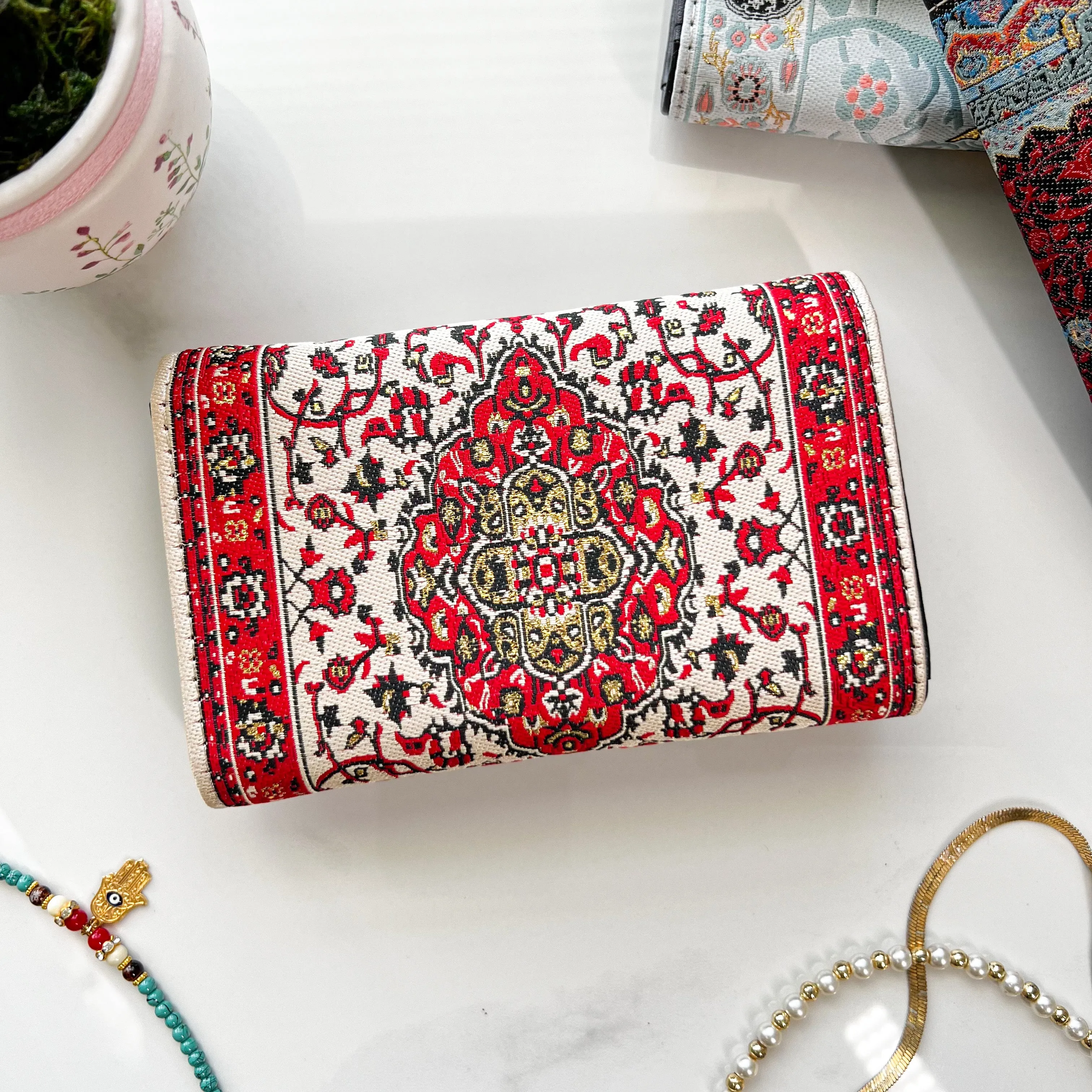 Small Boho Wallet for Women, Handmade Wallet for Women