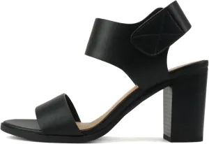 SODA Topshoeave Wait Womens Open Toe Chunky Heel Ankle Strap Shoes Block High Heel Dress Sandals