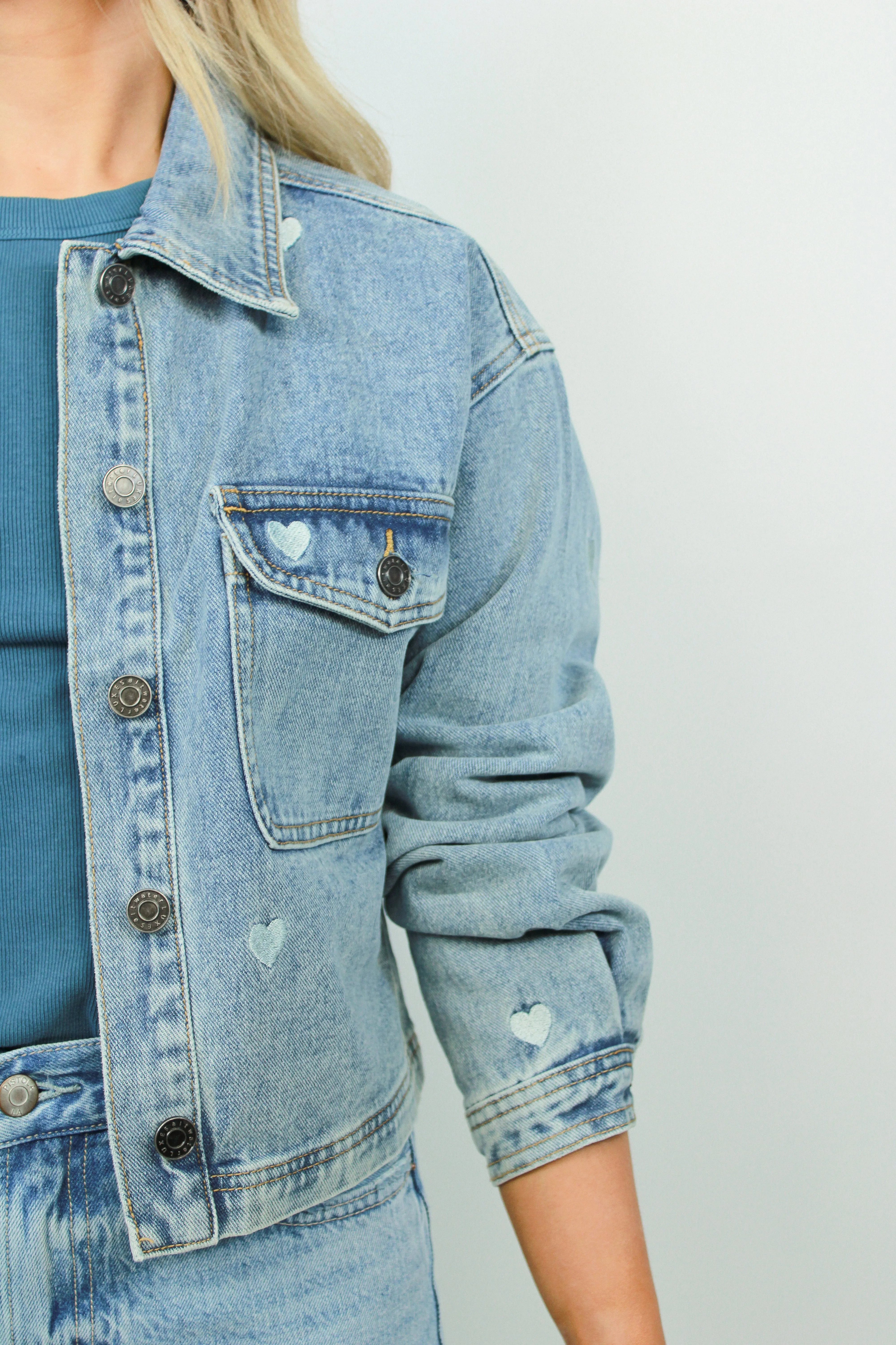 Sofia Embroidered Denim Jacket