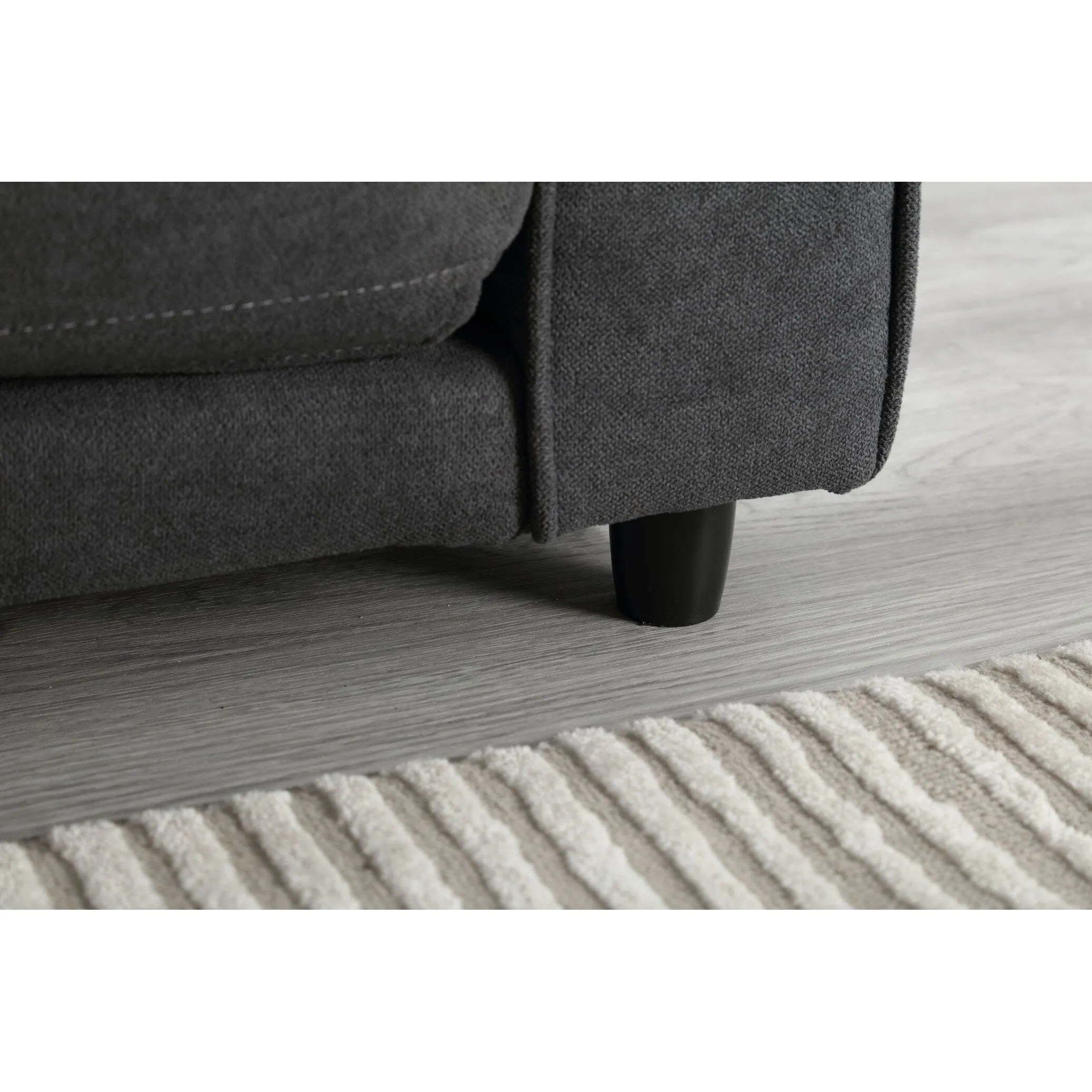 Space-Saving Convertible Futon Couch with Pull-Out Bed and Side Storage Bags