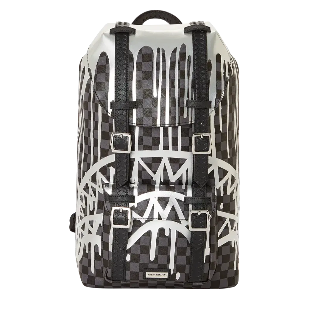Sprayground - Chateau Ghost Platinum Drips Hills Backpack