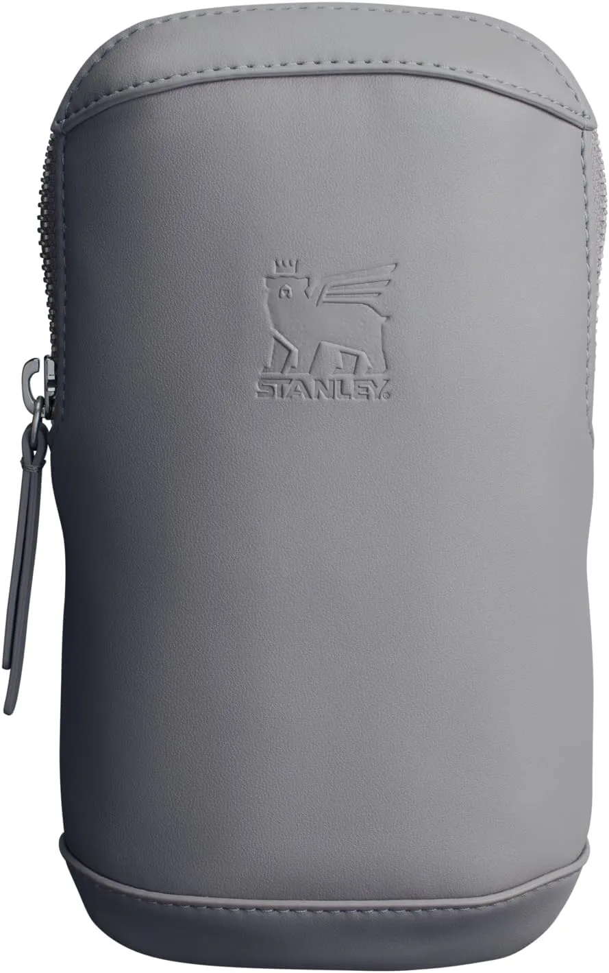 STANLEY Cross Bottle Essentials Case Max | Phone, Wallet, Keys Holder for Water Bottle | Faux Leather Accessory Pouch