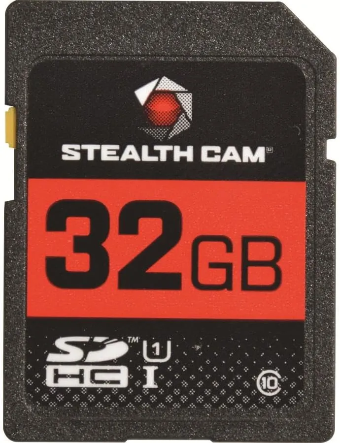 Stealth Cam SD Card - High-Speed Data Transferring Storage Game Trail Hunting Scouting Photo Video Recording Cameras, SDHC 32GB SD Memory Card