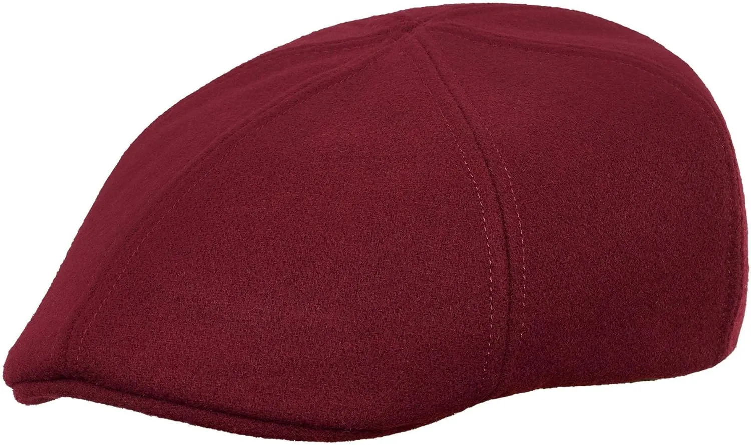 Sterkowski Rusty Duckbill Cap | Wool Flat Cap for Men and Women | Warm 6 Panels Scally Cap