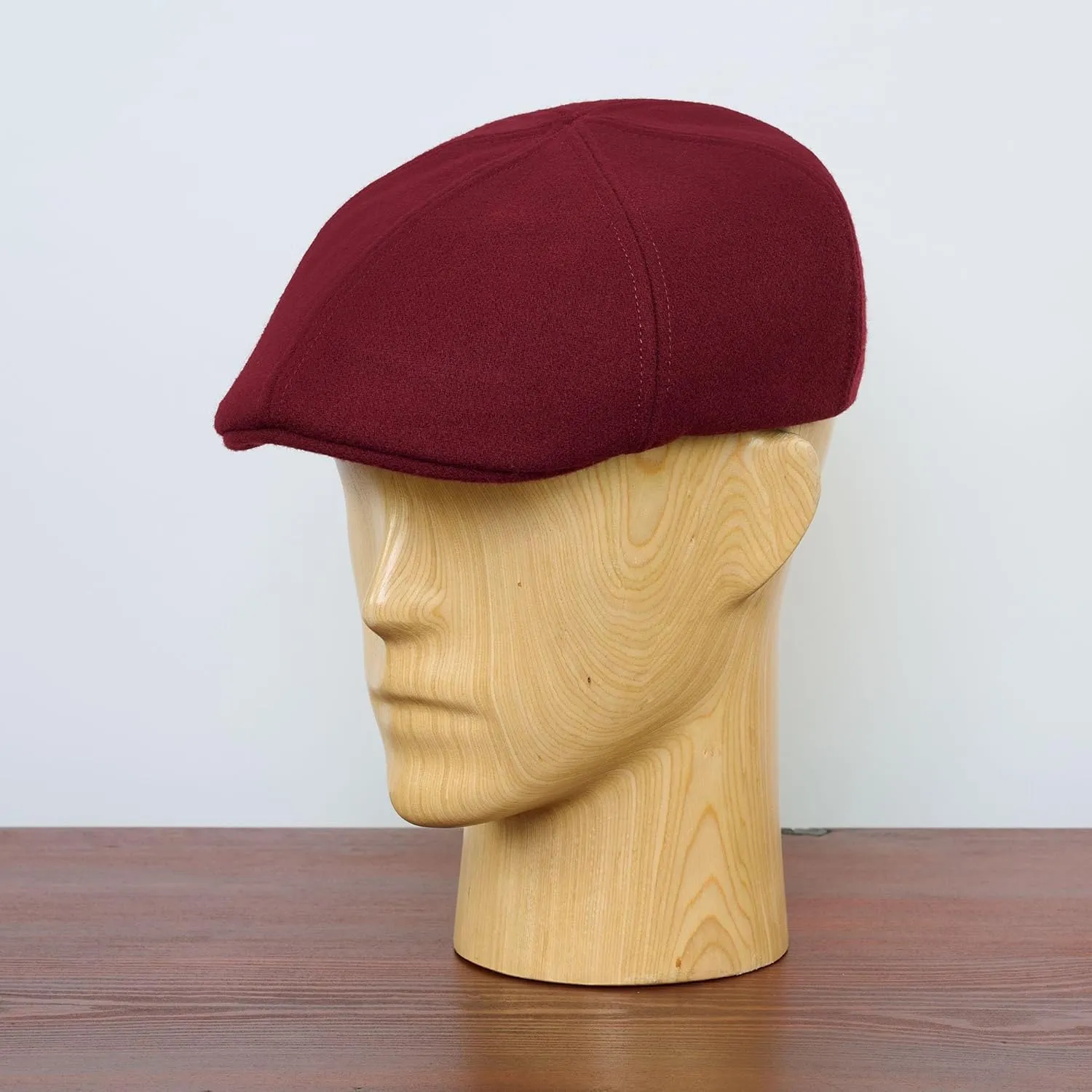 Sterkowski Rusty Duckbill Cap | Wool Flat Cap for Men and Women | Warm 6 Panels Scally Cap