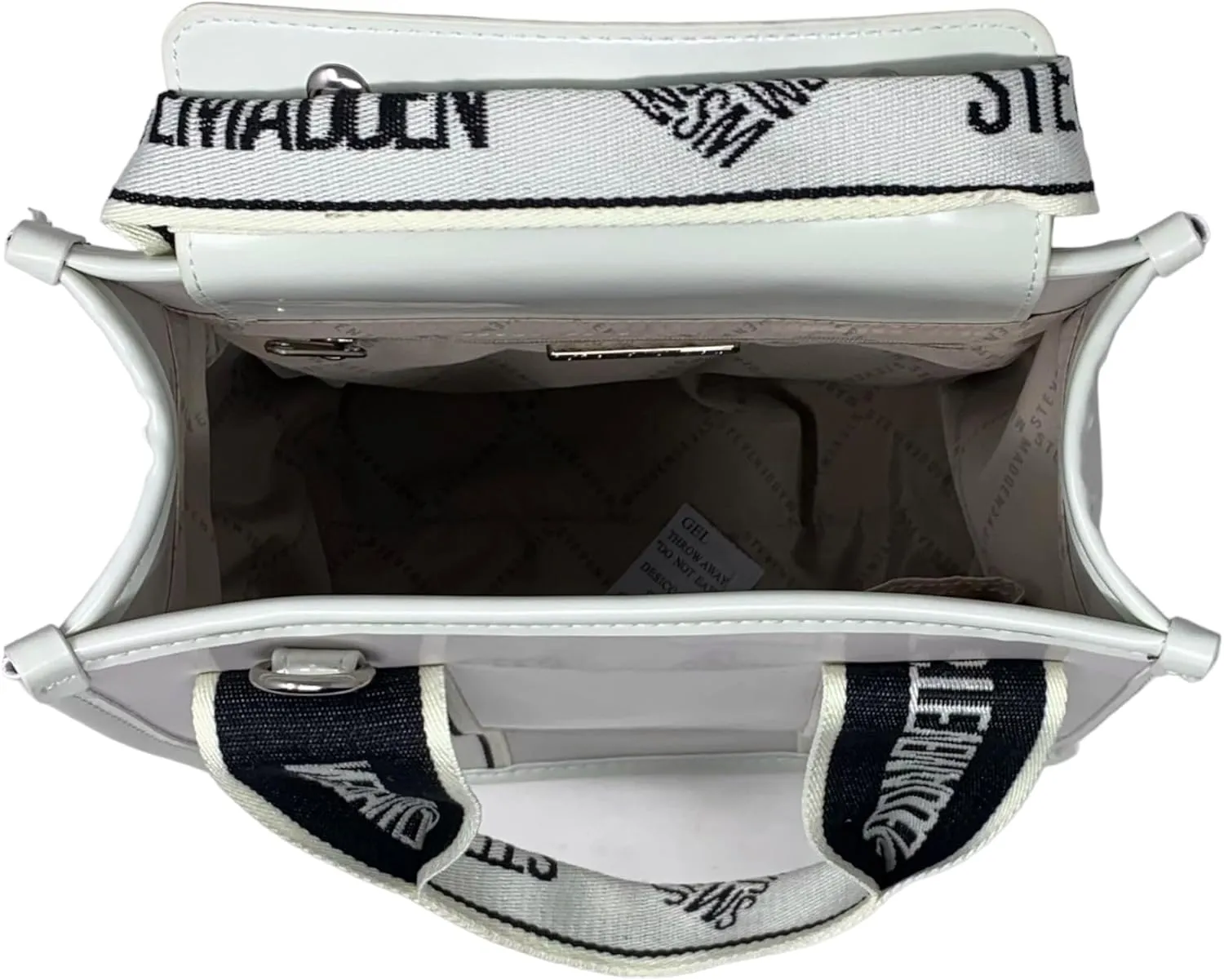 Steve Madden Faux Patent Leather Bwebber Bag