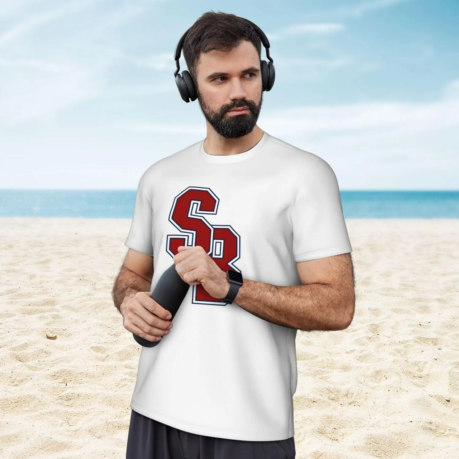 Stony Brook University Men's Lightweight Breathable Mesh Short Sleeve T-Shirt