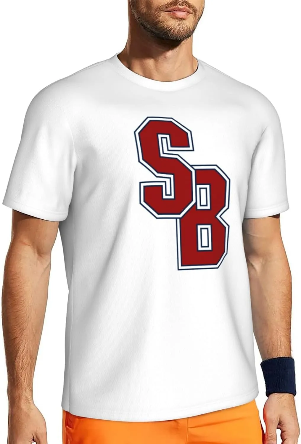 Stony Brook University Men's Lightweight Breathable Mesh Short Sleeve T-Shirt