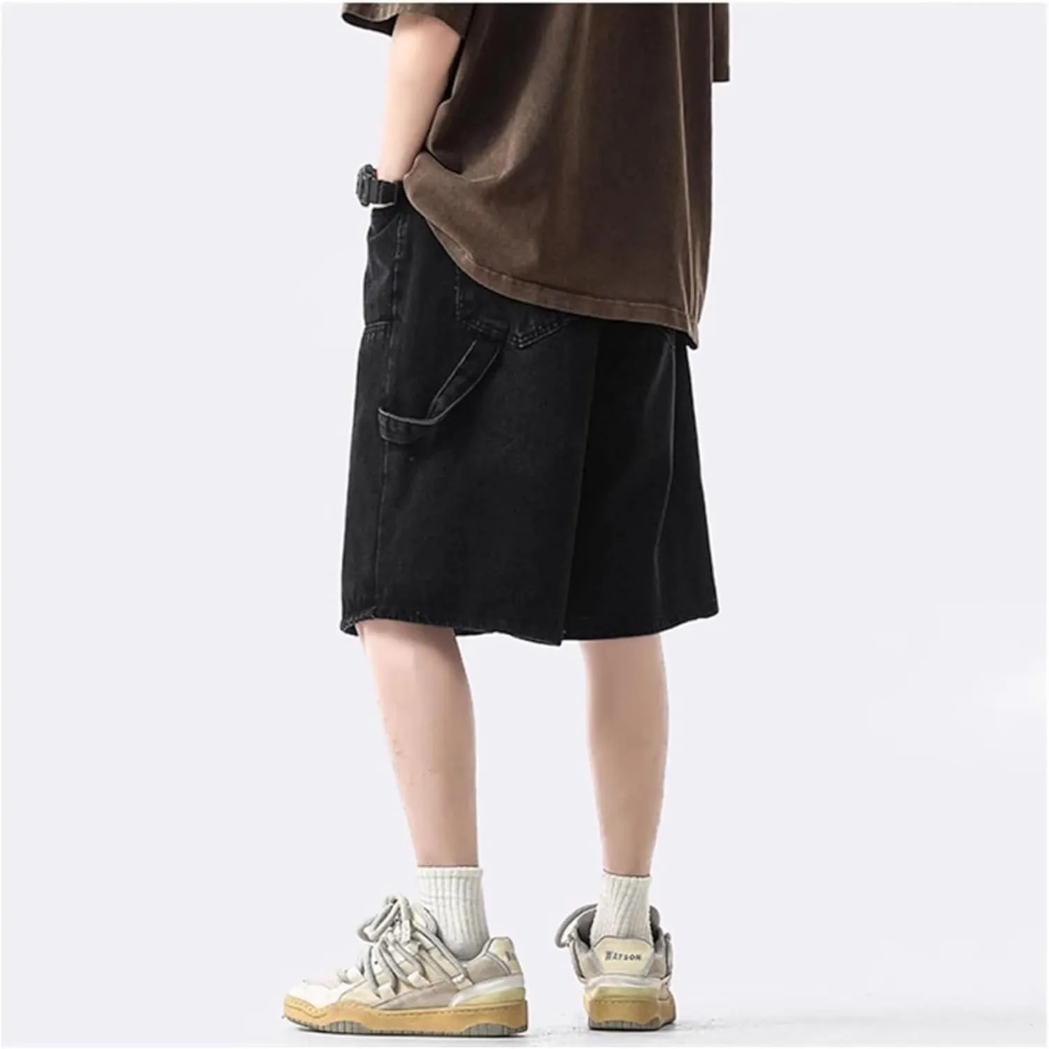 Streetwear Baggy Jorts Summer Y2K Vintage Acid Wash Jean Shorts Fashion