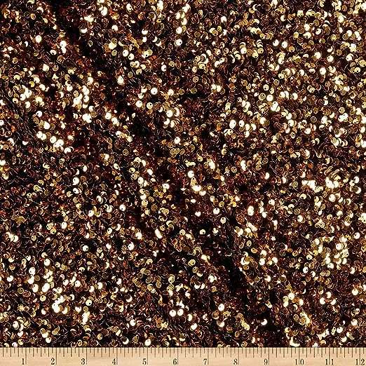 Stretch Velvet Sequin Fabric, Glitter Spandex Material 48 Inch in Width | Arts and Crafts