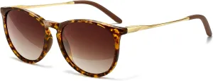 SUNGAIT Original Design Trendy Sunglasses Polarized Vintage Round Classic Retro Style for Women and Men