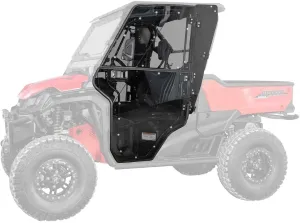 SuperATV Convertible Cab Enclosure Doors Compatible with 2016  Honda Pioneer 1000, See Fitment, 250x Stronger than Glass, XR Optic Hard Coating for Scratch Resistance, Secure Seal Technology