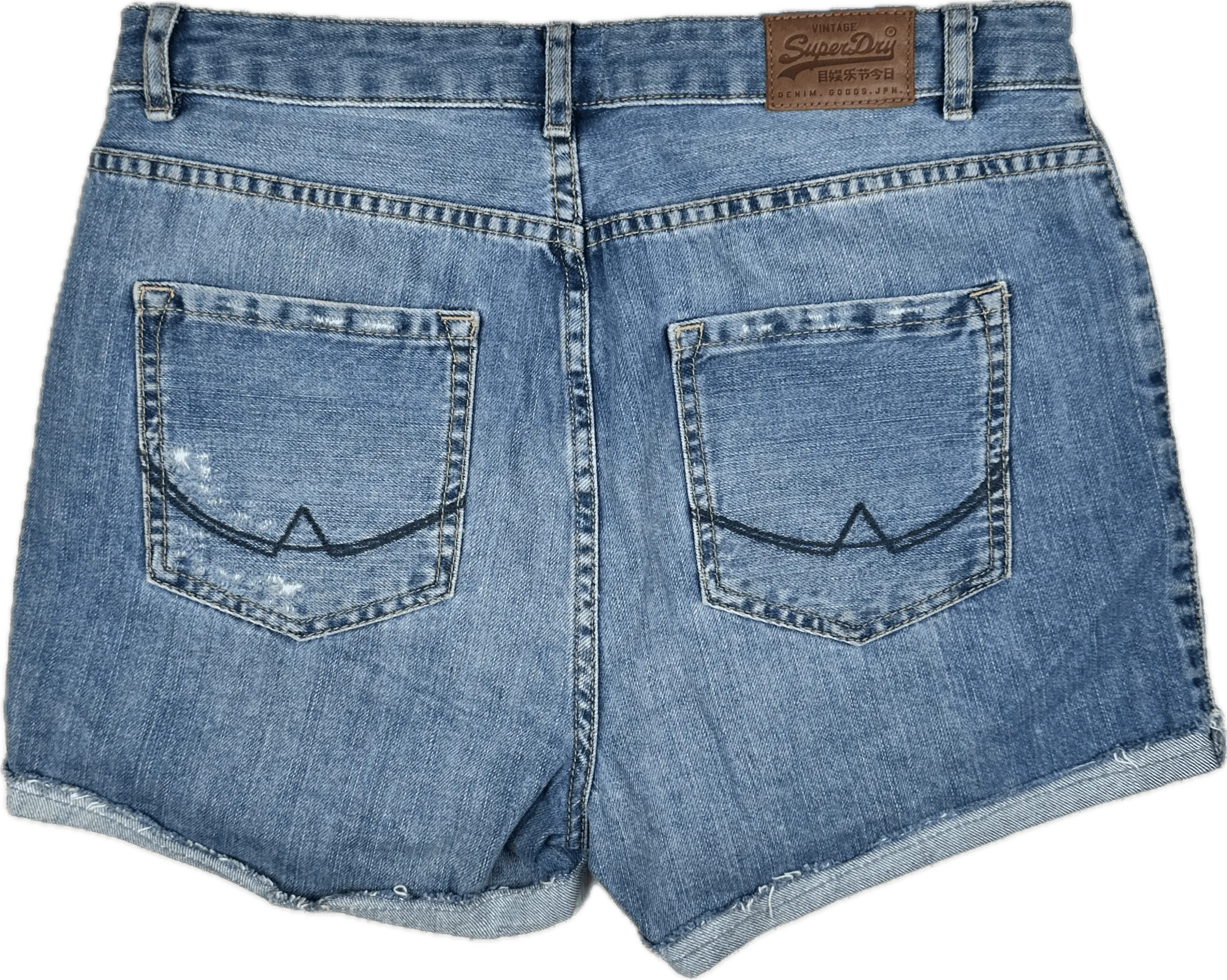Superdry Ladies  Denim Shorts  - Size 29 or 11AU
