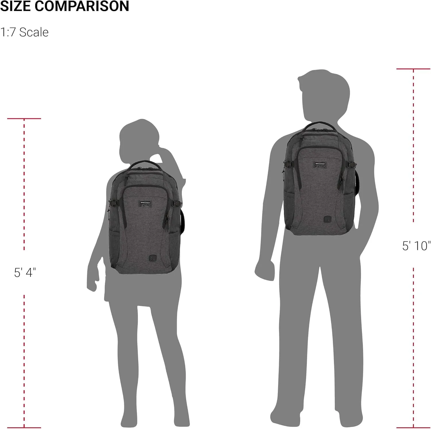 SwissGear Hybrid Travel Laptop Backpack